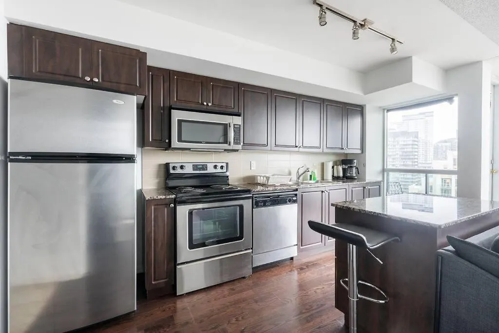 1 Bdrm Condo With Lakeshore Views Free Parking In Downtown Toronto